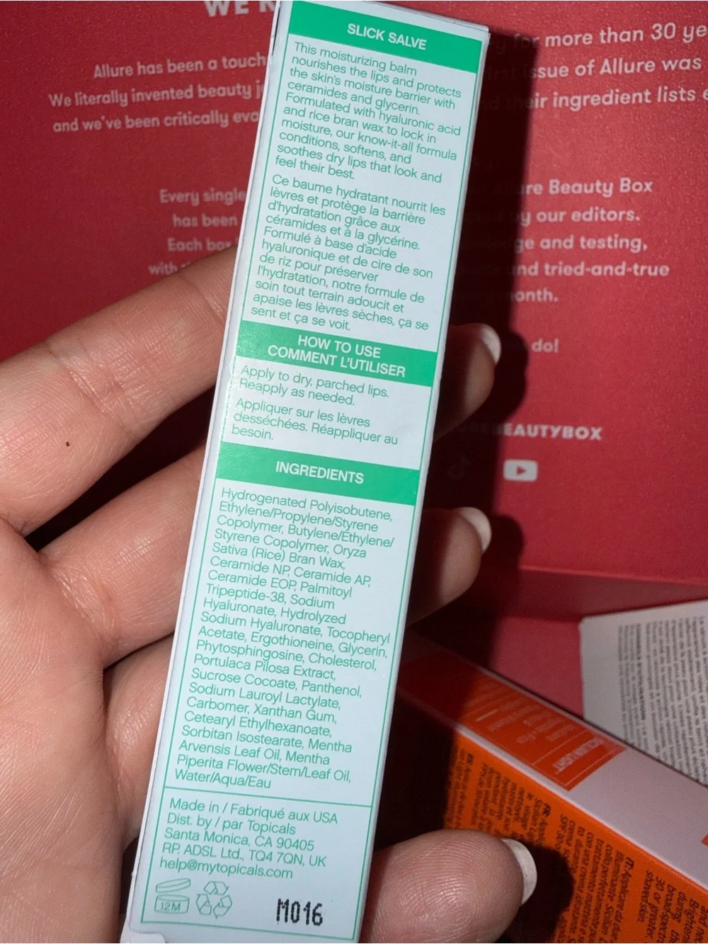 Topicals Mint Lip Balm